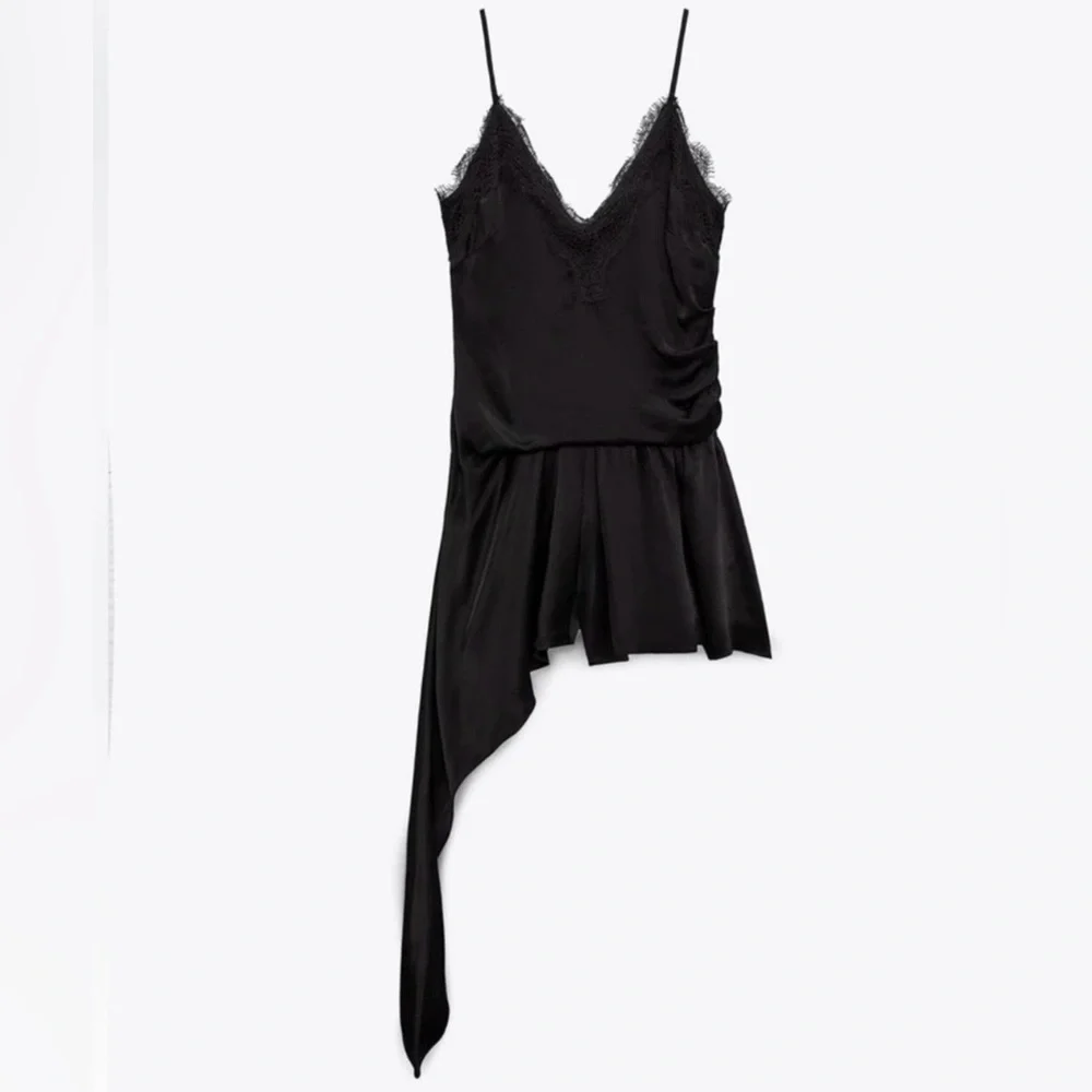 Zara Asymmetric Hem Jumpsuit - Picture 3 of 13